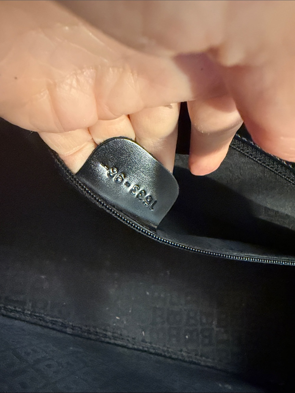 Bally vintage, black leather bag with gold BB logo - Picture 8 of 17